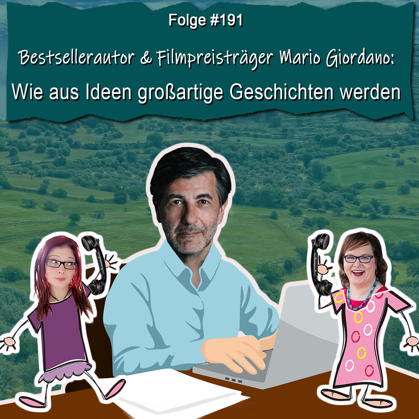 DZVDT 191 - Bestsellerautor und Filmpreisträger Mario Giordano: Wie aus Ideen großartige Geschichten werden