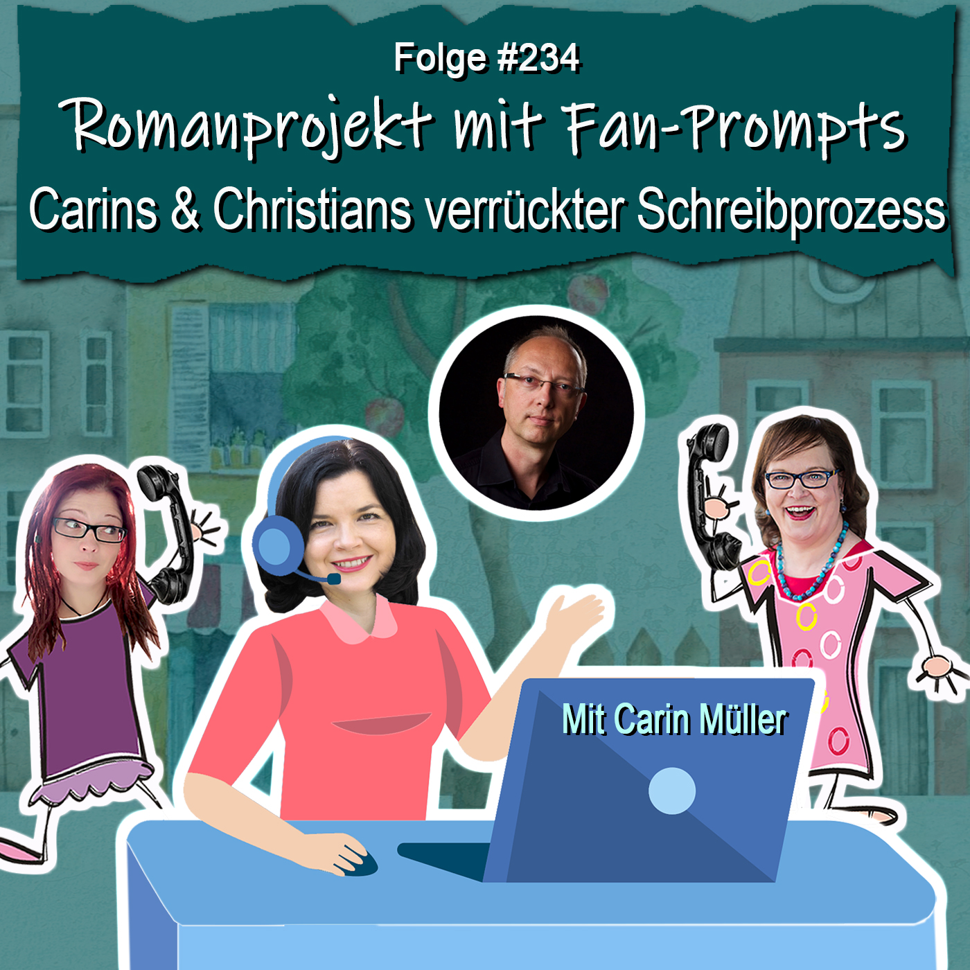 DZVDT 234 - Romanprojekt mit Fan-Prompts - Carins & Christians verrückter Schreibprozess