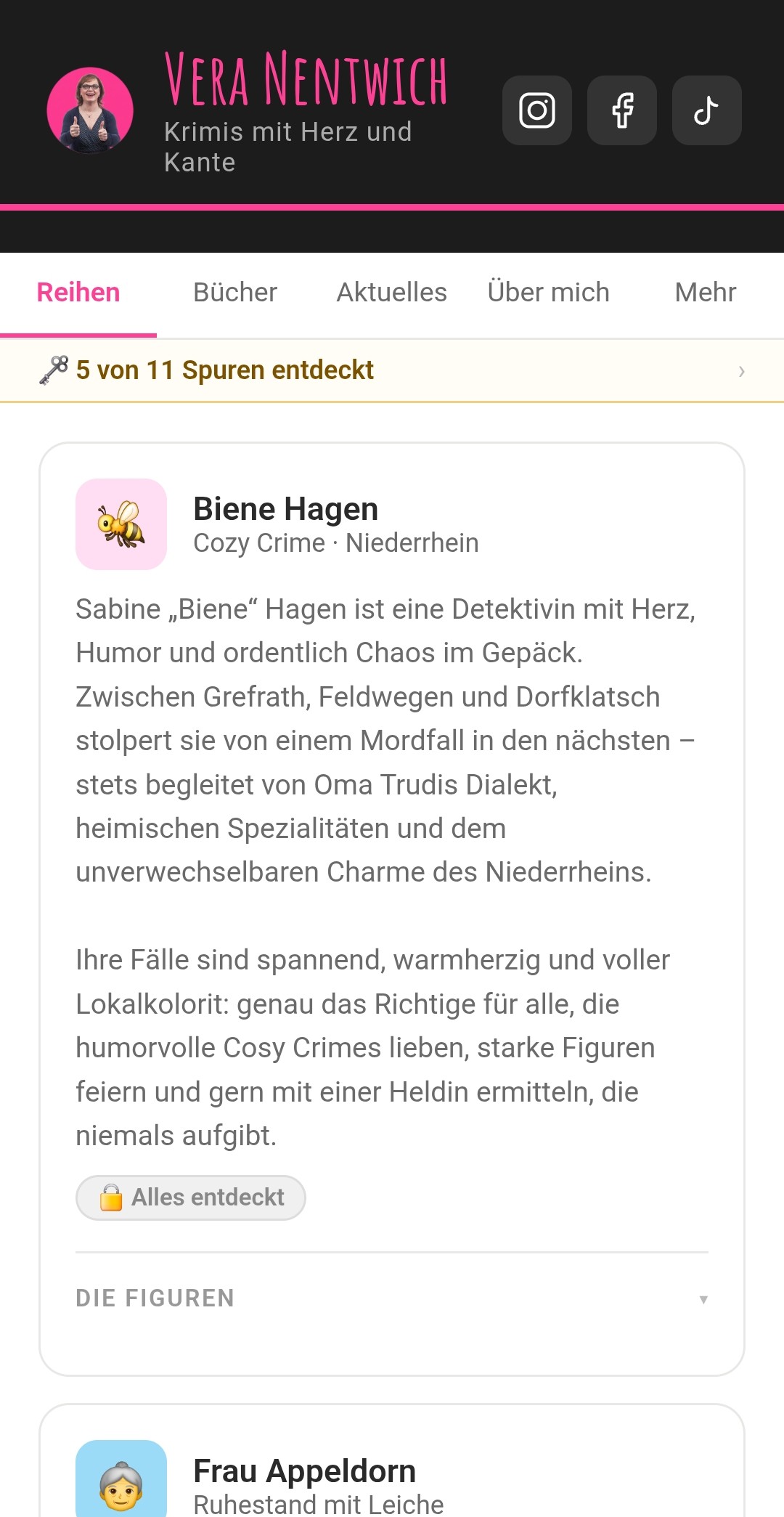 Veras Spurenkästchen