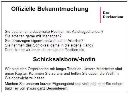 Werbeidee