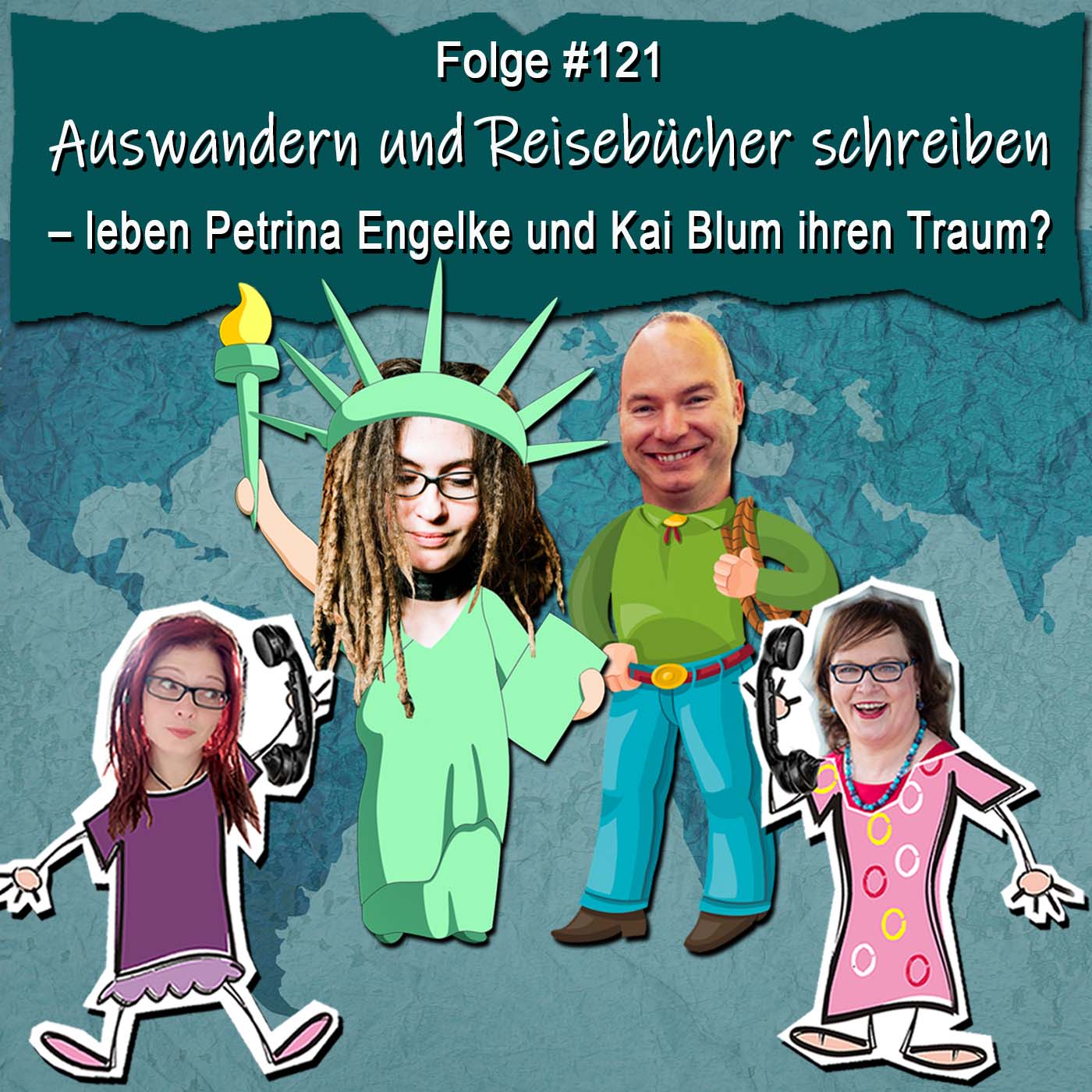 DZVDT 121 - Auswandern und Reisebücher schreiben – leben Petrina Engelke und Kai Blum ihren Traum?