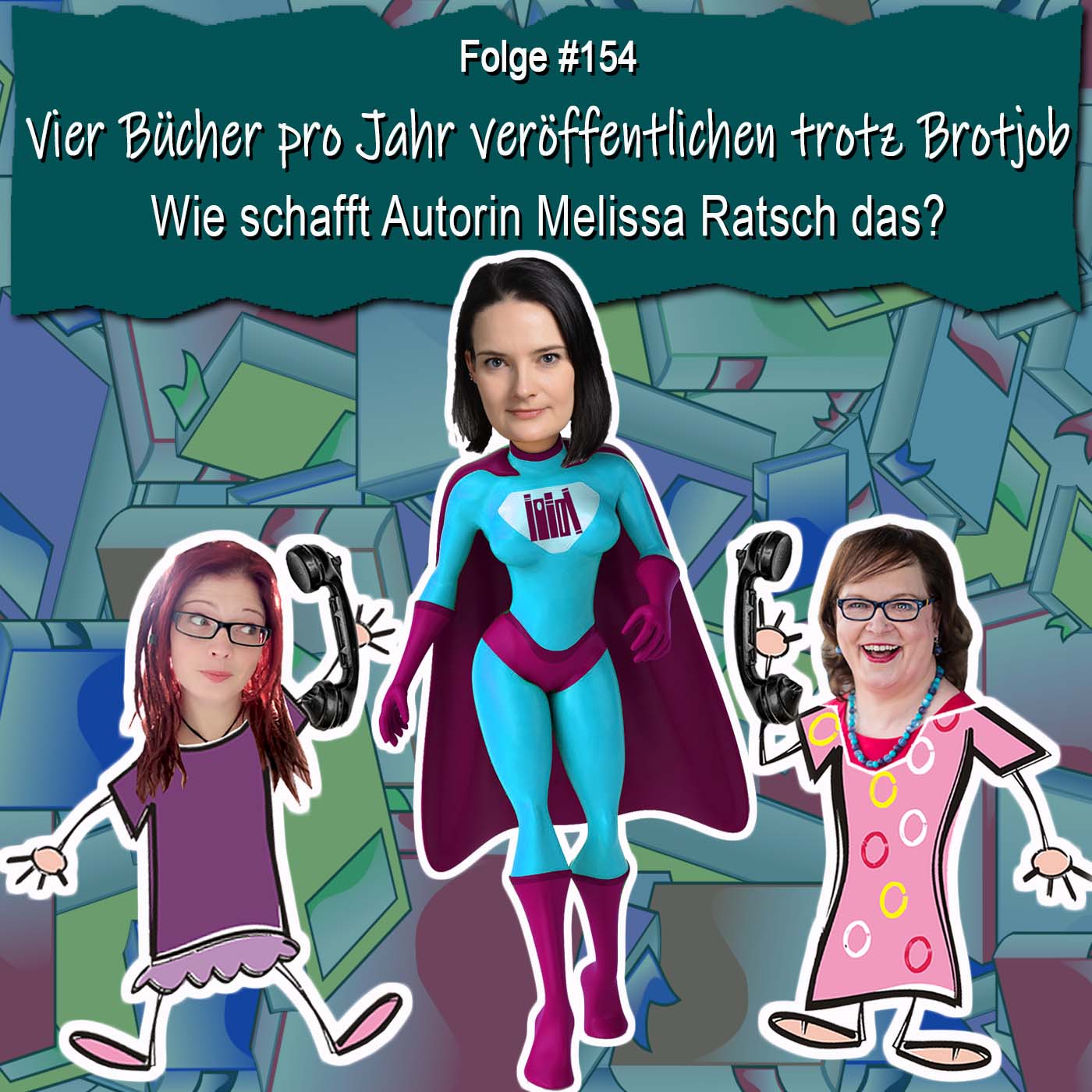 DZVDT 154 - Vier Bücher pro Jahr veröffentlichen trotz Brotjob - wie schafft Autorin Melissa Ratsch das?