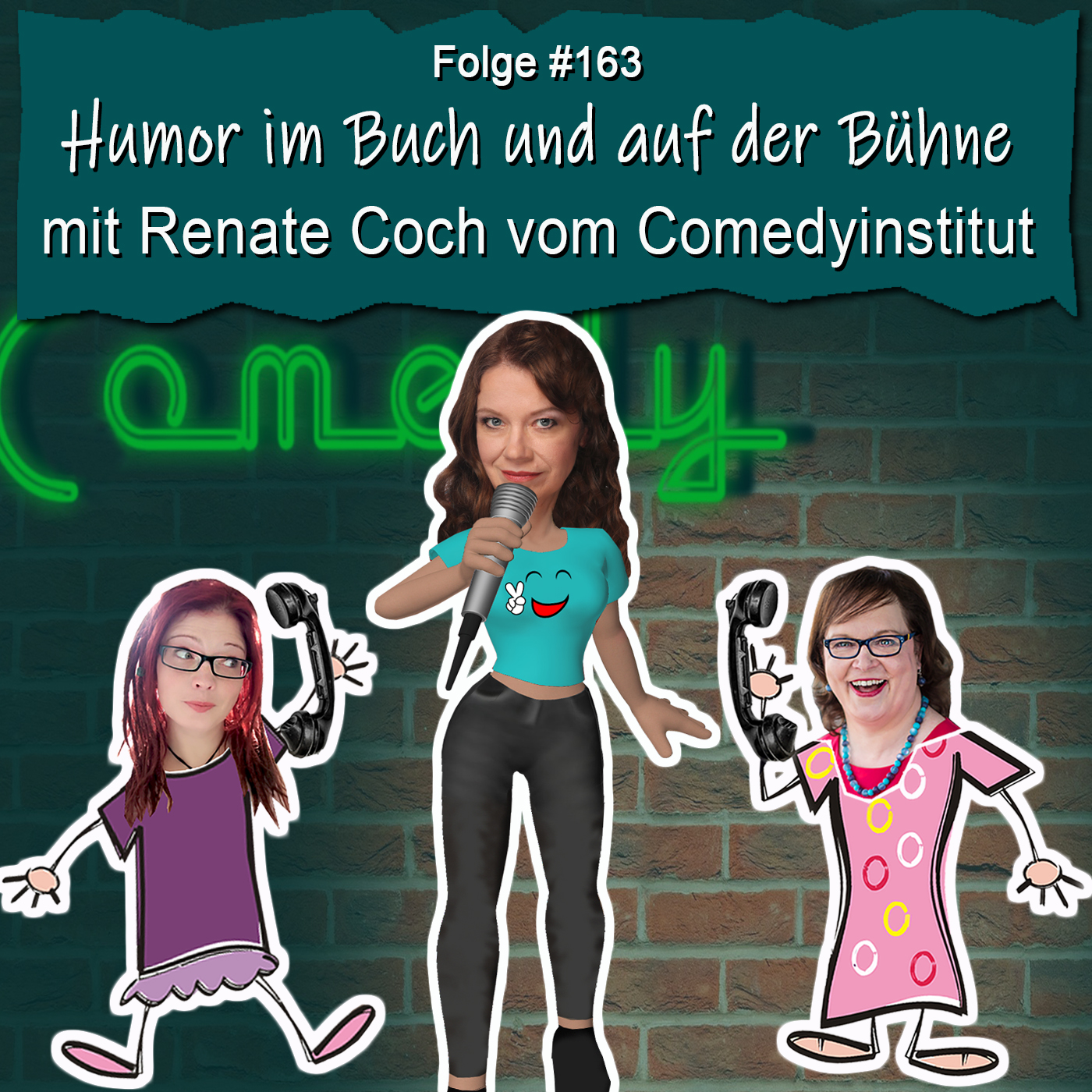 DZVDT 163 - Humor im Buch und auf der Bühne mit Renate Coch vom Comedyinstitut
