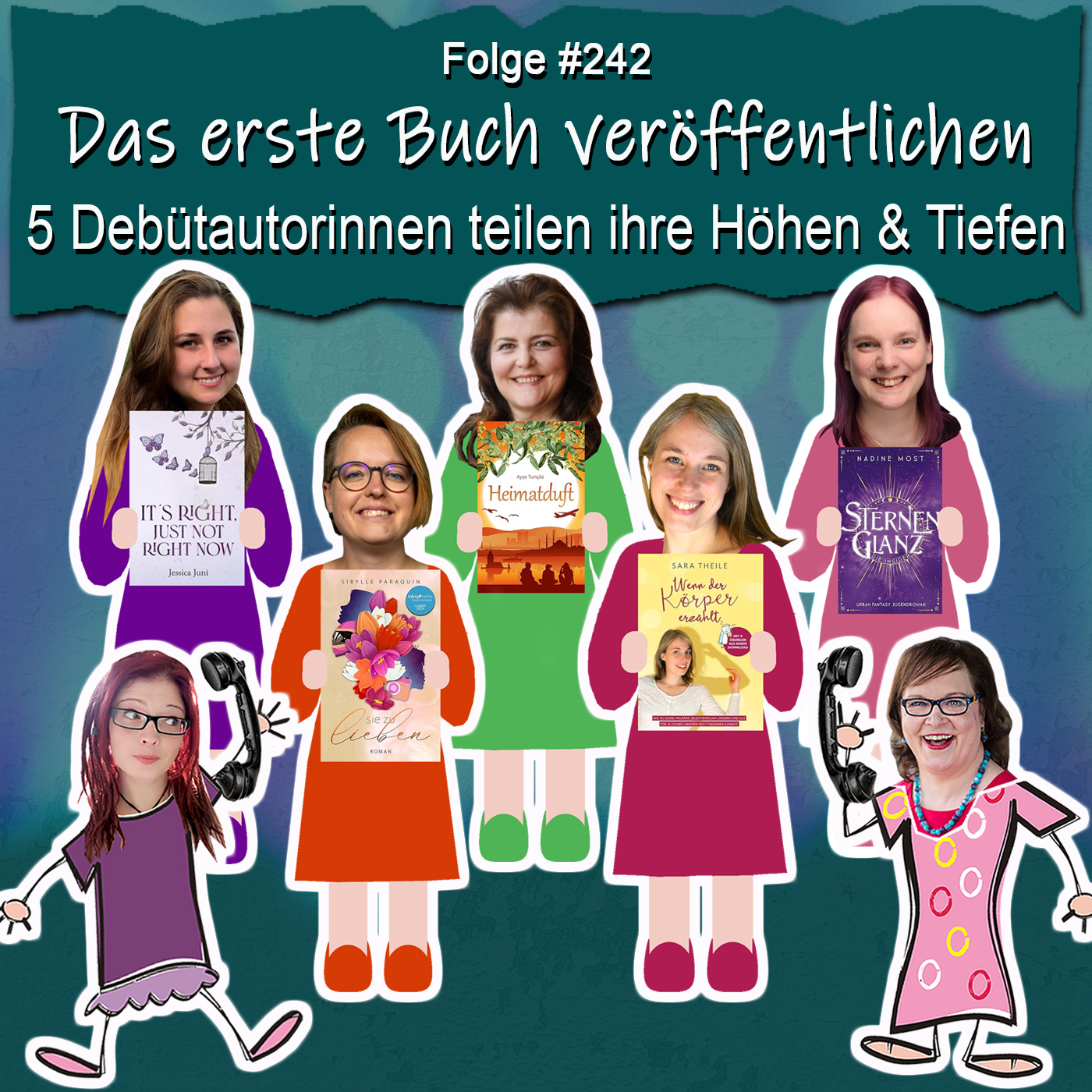 DZVDT 242 - Das erste Buch veröffentlichen: Fünf Debütautorinnen teilen ihre Höhen und Tiefen