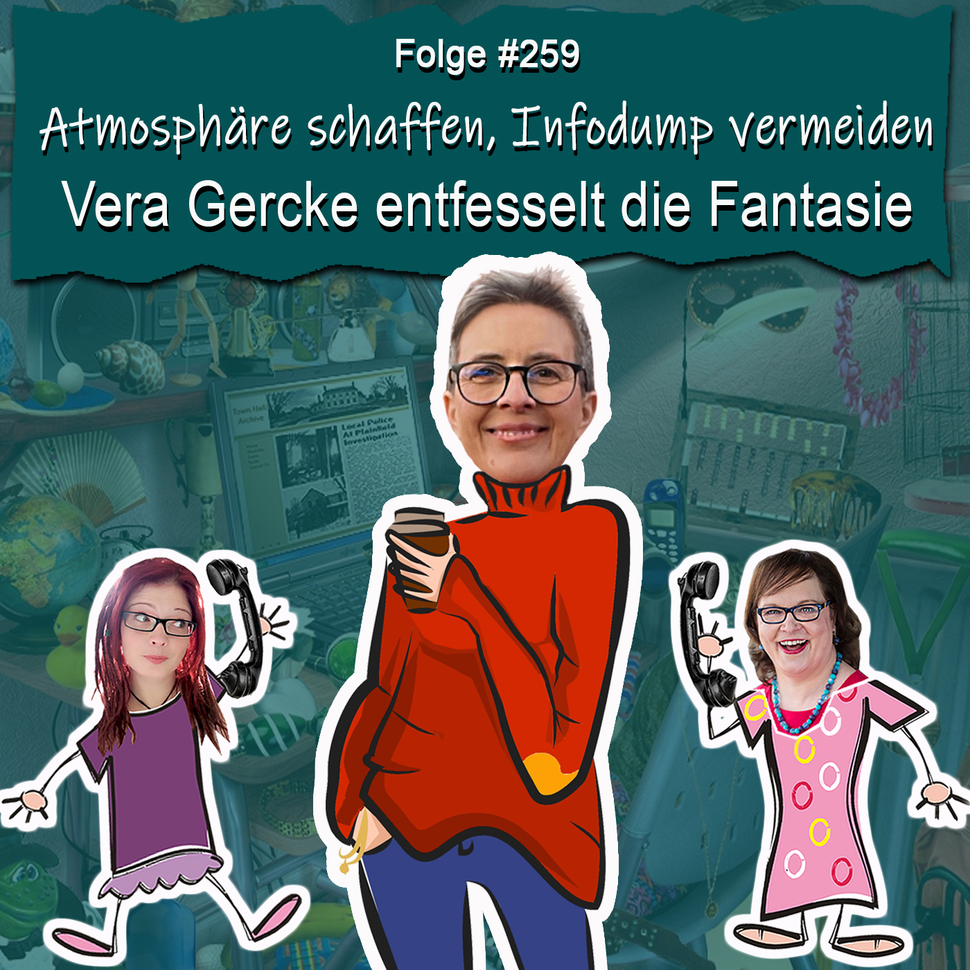 DZVDT 259 - Atmosphäre schaffen, Infodump vermeiden: Vera Gercke entfesselt die Fantasie