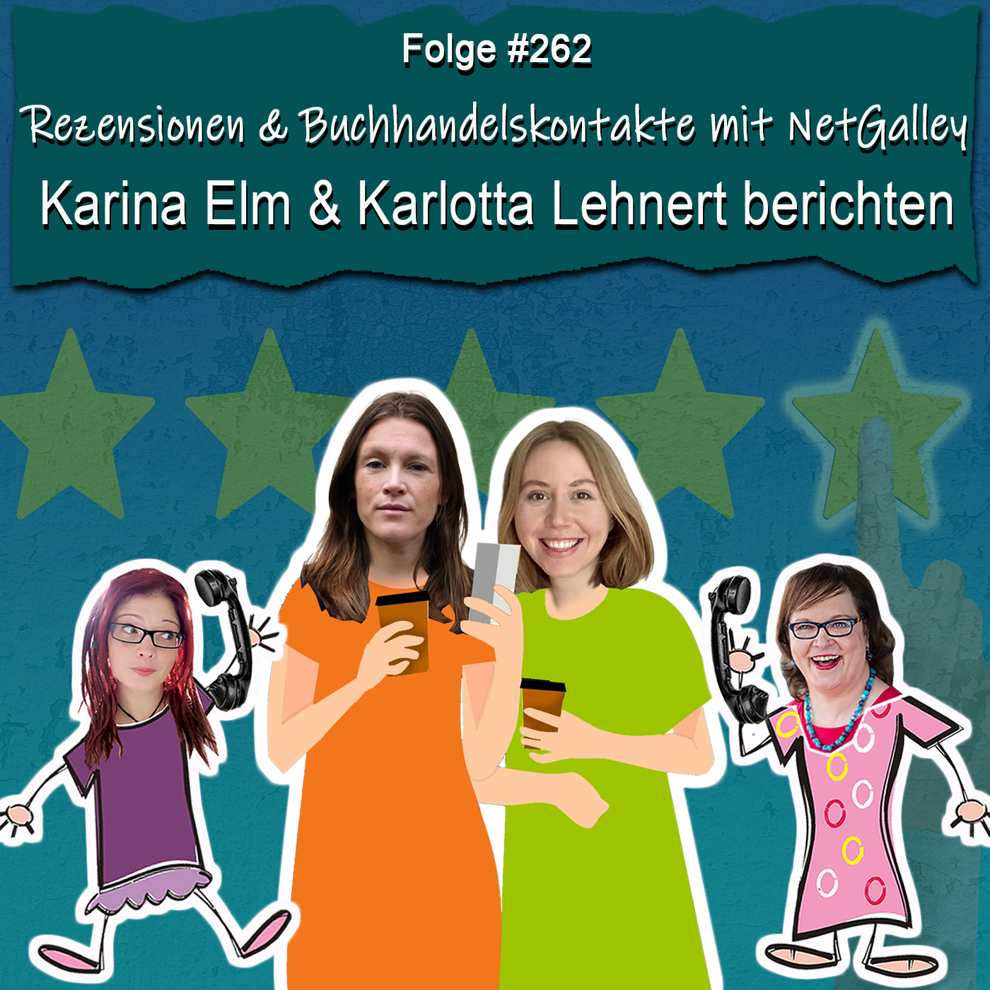 DZVDT 262 - Rezensionen & Buchhandelskontakte mit NetGalley: Karina Elm & Karlotta Lehnert berichten