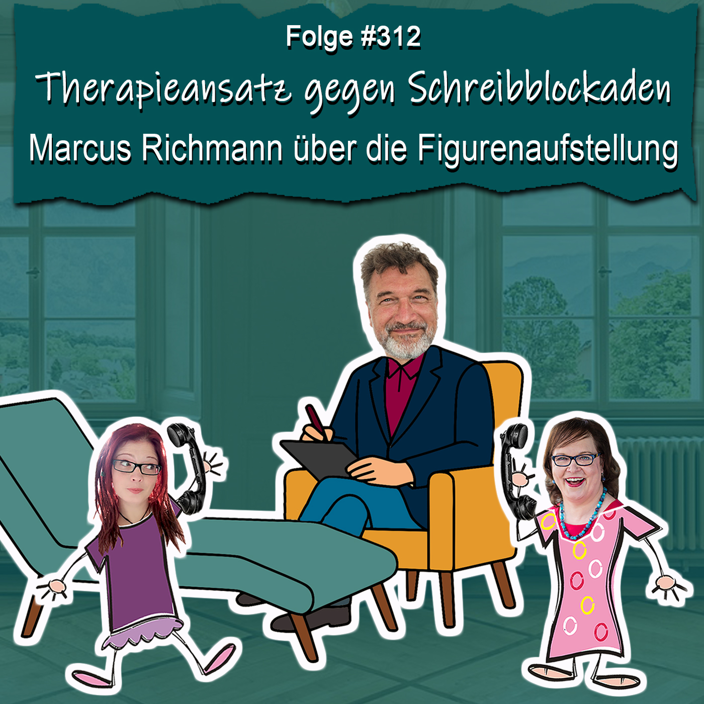 Therapieansatz gegen Schreibblockaden: Marcus Richmann über die Figurenaufstellung